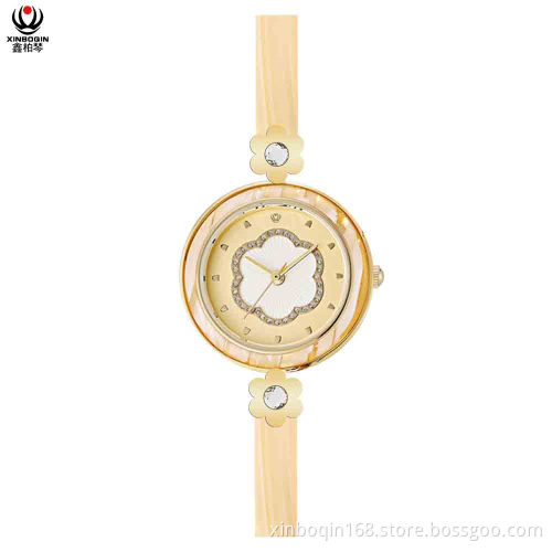 XINBOQIN Factory OEM Custom Casual Quartz Acetate Lady Watch